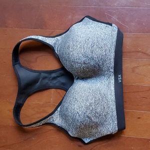 Victoria's Secret Racerback Sportsbra in grey and black